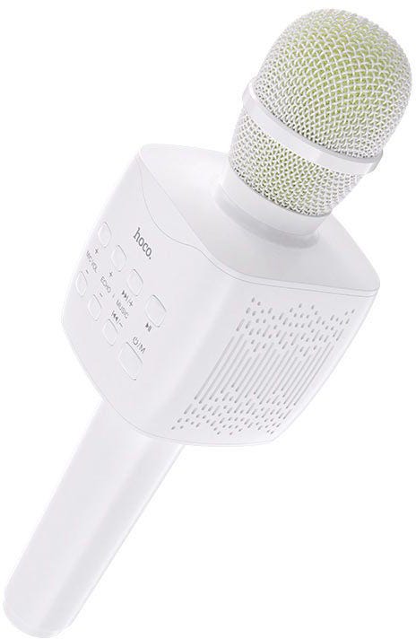 Hoco BK5 Cantando Wireless microphone White