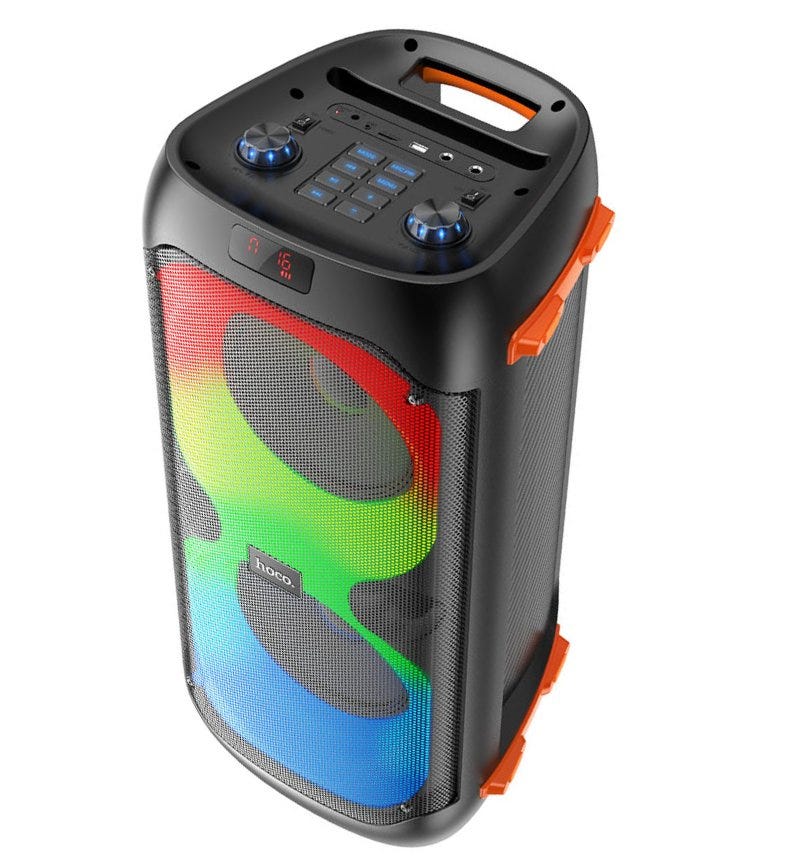 Wireless Speaker Hoco BS53 Manhattan Black BT V5.1 2x20W 3600mAh Black