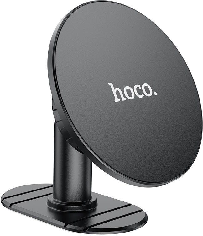 Hoco Fine Jade Ring Magnetic Car Holder(Center Console) Black