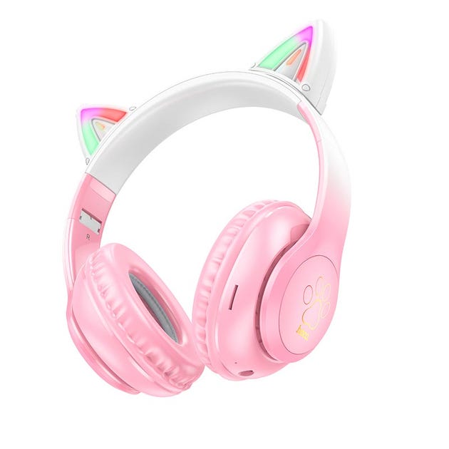 HOCO W42 CAT EARS BT HEADPHONES CHERRY BLOSSOME