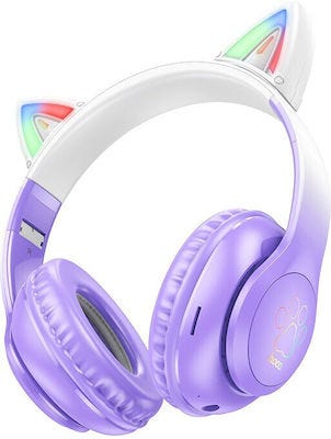 Hoco W42 Cat Ears Bt Headphones Purple Grape