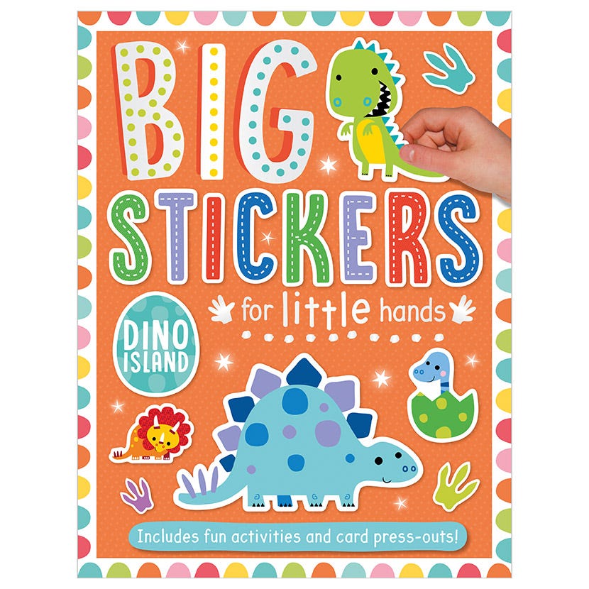 Big Stickers for Little Hands: Dinosaur Island