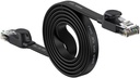 Baseus High Speed Six Types Of RJ45 Gigabit Network Cable (Flat Cable)1.5M Black