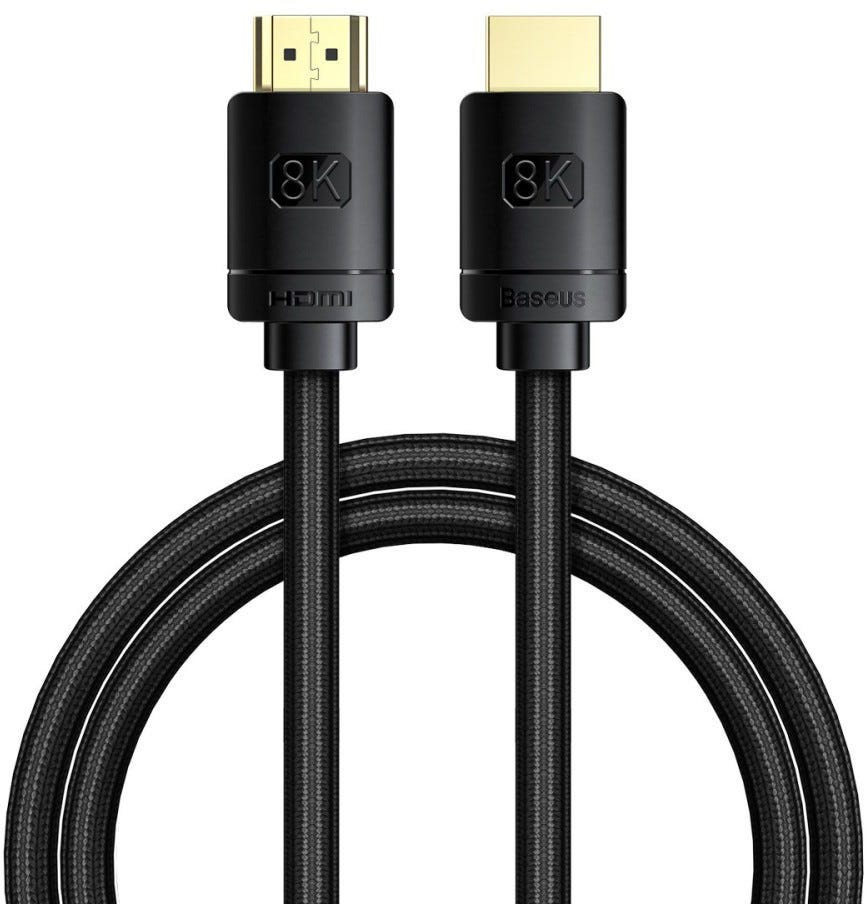 Baseus High Definition Series Hdmi 8K To Hdmi 8K Adapter Cable 1.5M Black