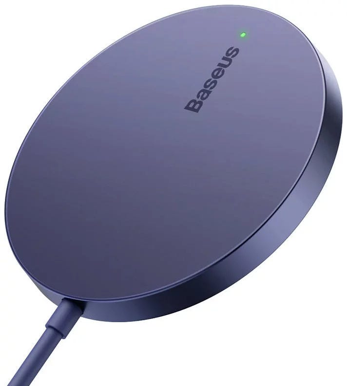Baseus Simple Mini3 Magnetic Wireless Charger 15W Dusty Purple