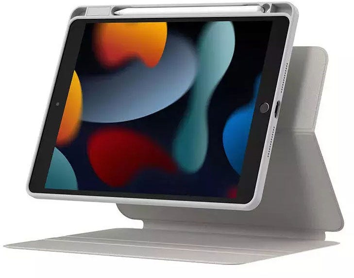 Baseus Minimalist Series Magnetic Protective Case/Stand for Pad 10.2 Light Gray