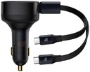 Baseus Enjoyment Retractable 2-in-1 Car Charger C+C 33W