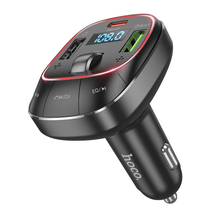 Hoco E76 Pole PD45W+QC3.0 car BT FM transmitter
