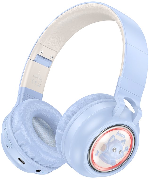 Hoco W50 Cute Fun Bt Headphones Blue