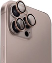 Hoco Crystal Clear Hd 3D Metal Frame Lens Glass Ip16 Pro/Pro Max(V14) - Gold