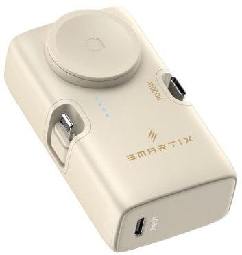 Smartix Premium Power Bank 5000mAh with Samsung Watch Charger