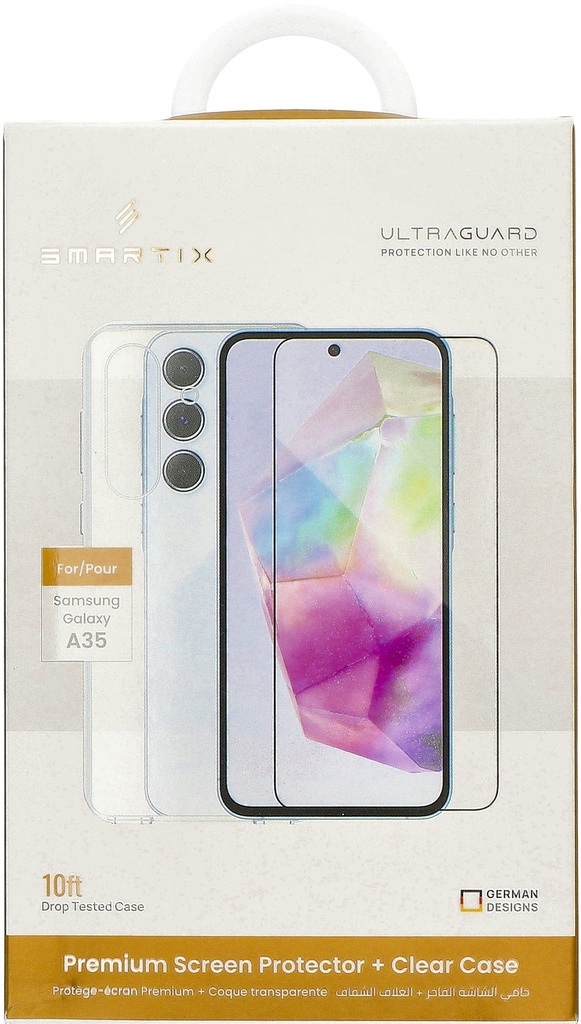 Smartix Premium Case + Protector for Samsung A35