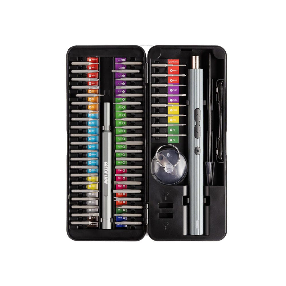 Green Lion 58 In 1 Electric Screwdriver Set