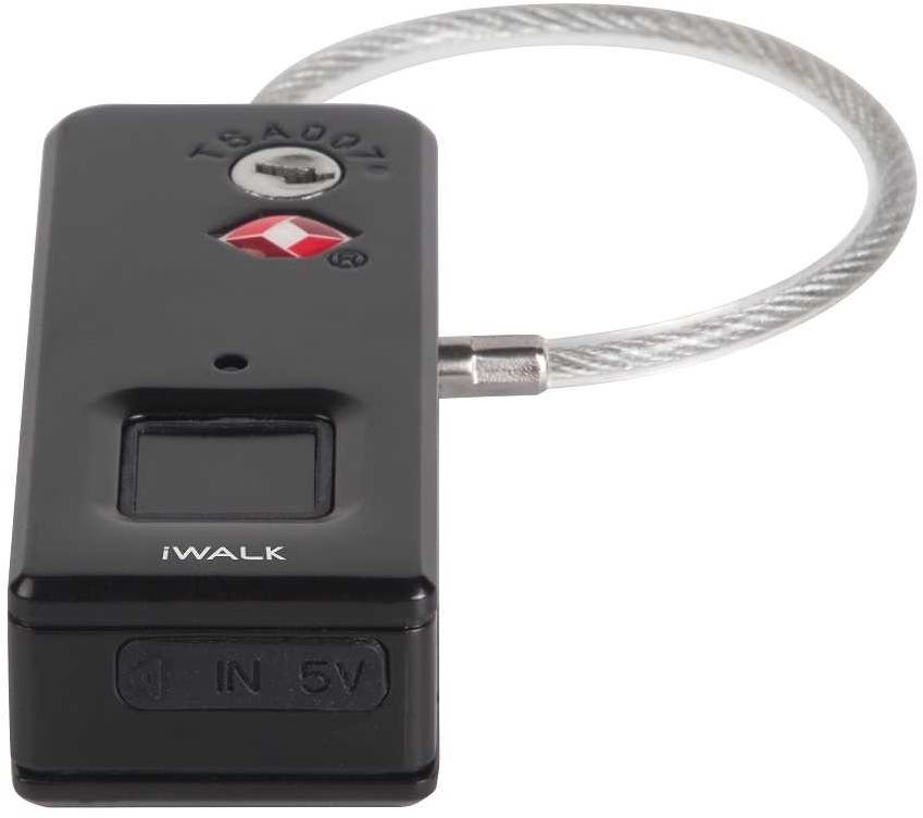 iWalk LOCK STAR - TSA Customs Padlock (FLL001-001A Black) WaterProff