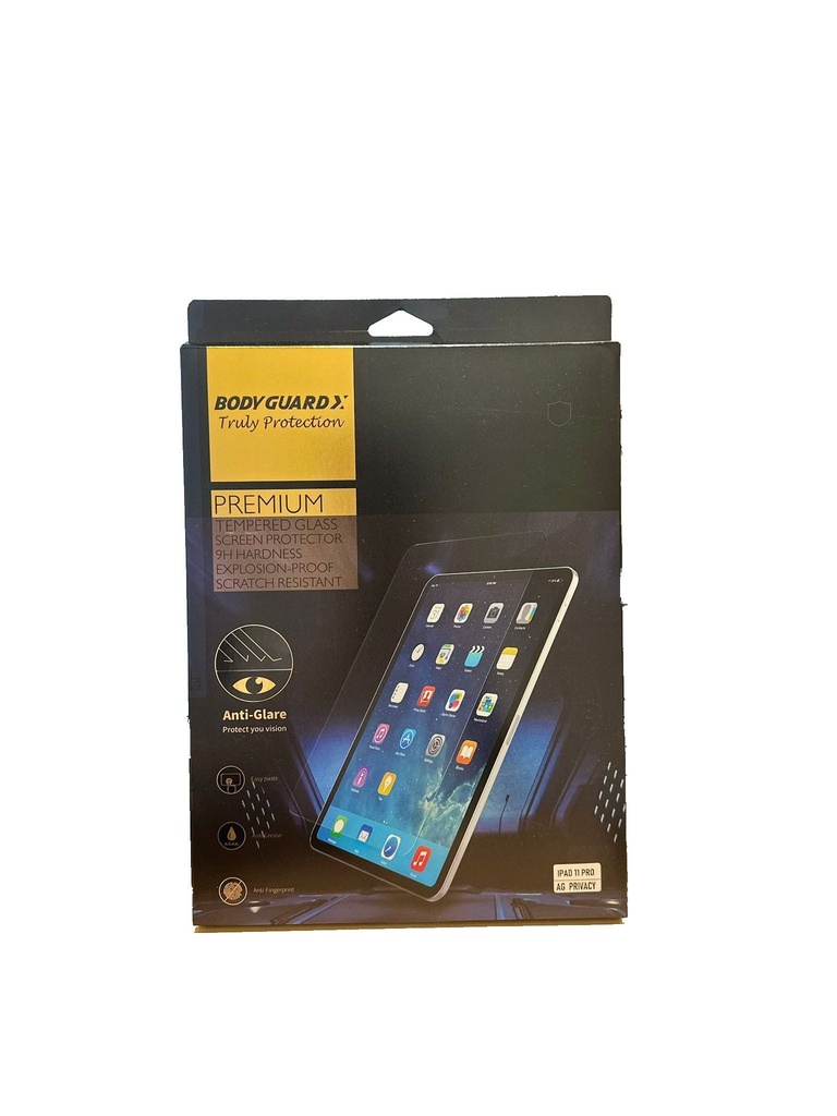 BODY GUARDX PAD GLASS AG PRIVACY IPAD 11 PRO CLEAR