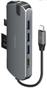 Energea Alu Hub HD Pro 8 In 1 Super Speed Aluminium 3.1 USB C Hub - Gunmetal