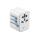 Bazic Gotravel, Universal Travel Adapter 2A3C 28W - White
