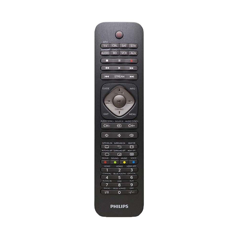 Philips 8 in 1 Universal Remote - SRP5018/10 Black