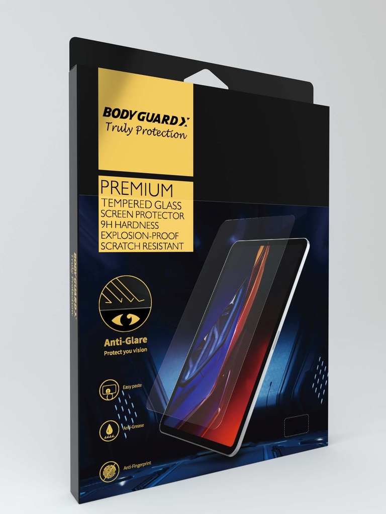 Body Guardx Pad Glass Matte 12.9"" Clear