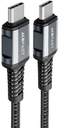 Acefast C1-03 USB-C To USB-C Aluminum Alloy Charging Data Cable Deep Space Gray