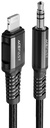 Acefast C1-06 Lightning To 3.5Mm Aluminum Alloy Audio Cable Black