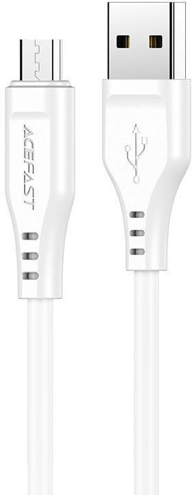 Acefast C3-09 USB-A To Micro-USB Tpe Charging Data Cable White