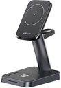 Acefast E3 Desktop Three-In-One Wireless Charging Stand Black