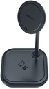 Acefast E6 Desktop 2-In-1 Wireless Charging Holder Black