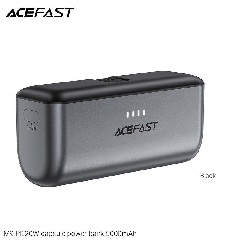 Acefast M8-5000 PD 20W Capsule Power Bank Black