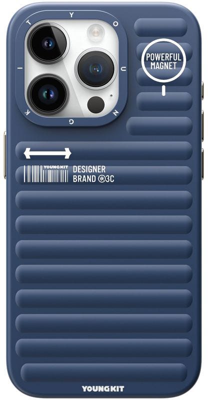Youngkit Original Magsafe Protective Case For iPhone 15 Pro Max - Blue
