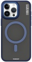 Youngkit Skin Feel Rock Sand Magsafe Case For iPhone 15 Pro Max - Blue