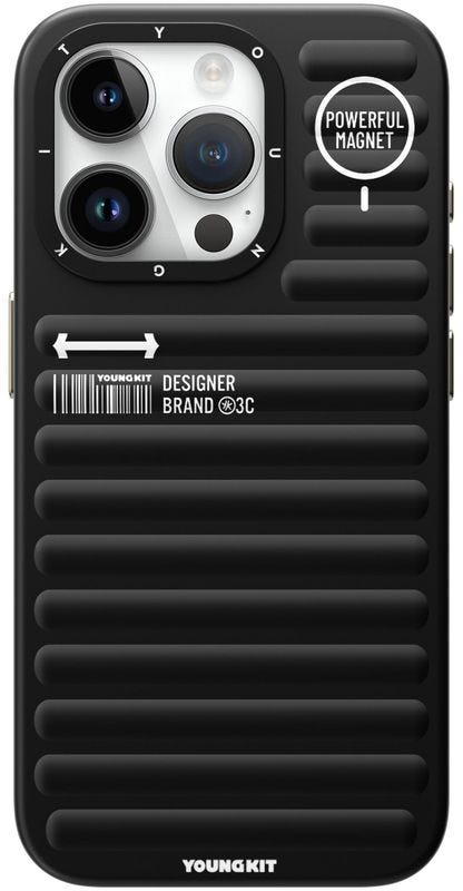 Youngkit Original Magsafe Protective Case For iPhone 15 Pro Max - Black