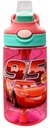 Water Bottle With Straw Leakproof & Spillproof, 400ML - Red Car