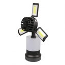 Lifestyle By Porodo 3 in 1 Ambient Light/Lamp/ Cooling Fan With 4 Light Modes Black