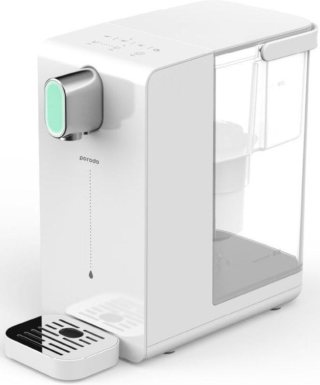 Porodo Lifestyle Instant Hot Water Dispenser With Automatic Ambient Lighting White