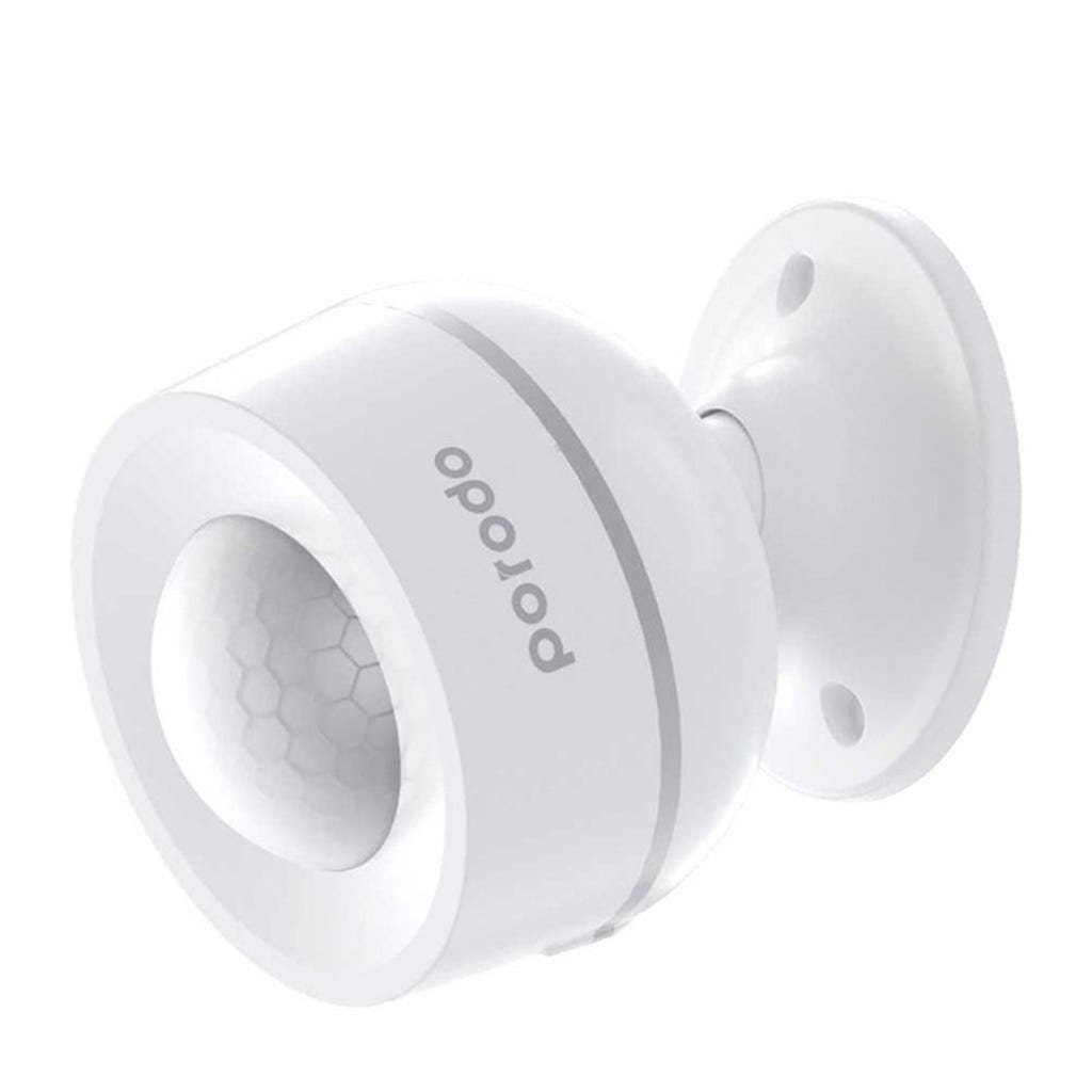 Porodo Lifestyle Smart Motion Sensor With Humidity & Temperature Sensors White