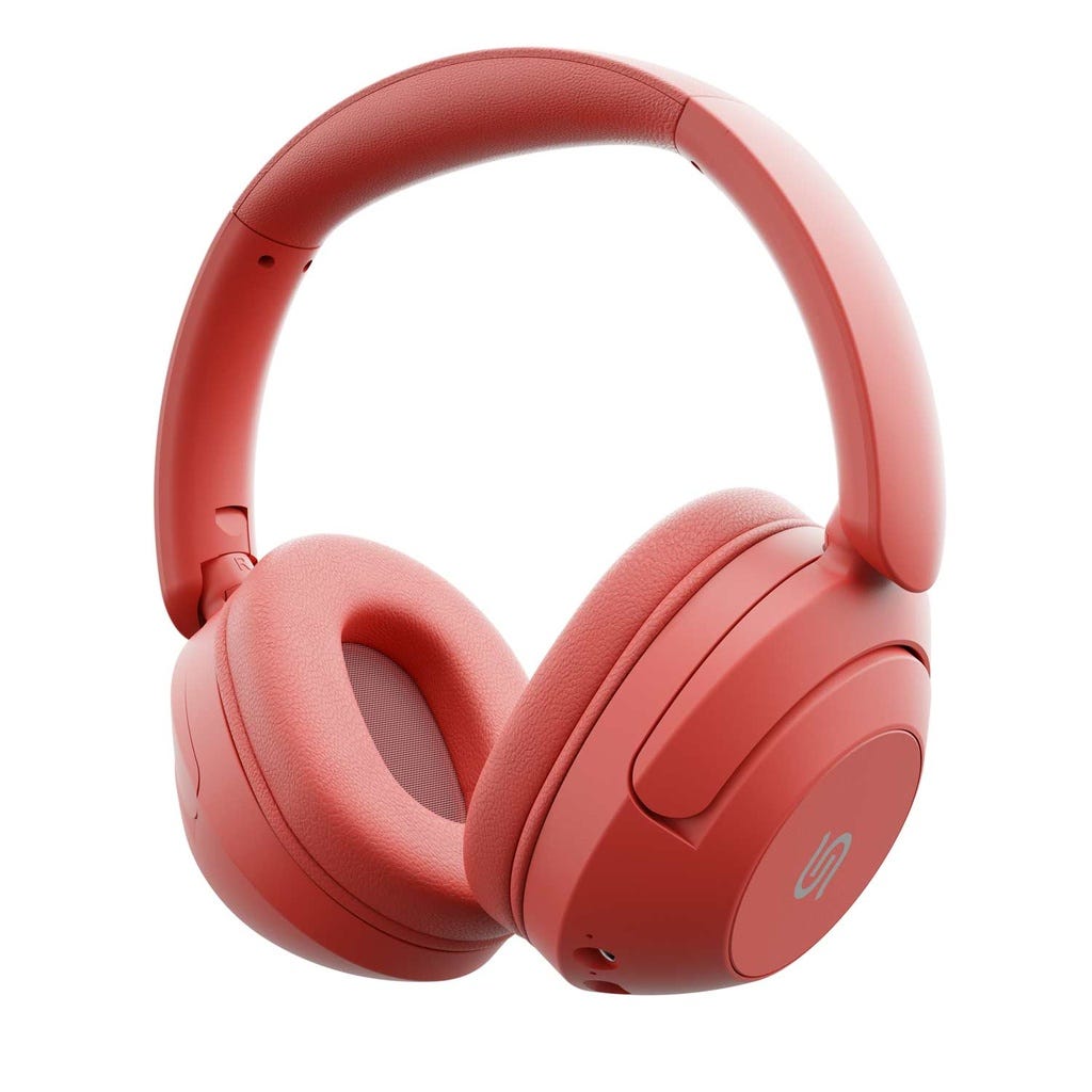 Soundtec By Porodo Eupohra Wireless Headphones Red