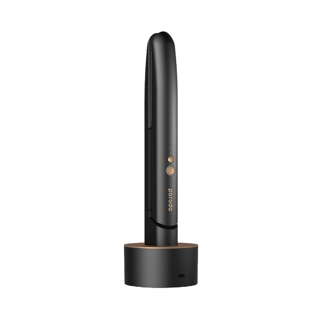 Porodo Lifestyle Cordless Hair Straightener Advanced Ceramic Coated Plates Black