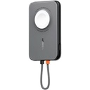 Porodo 5000mAh Slim Powerbank Integrated Lightning Cable Black