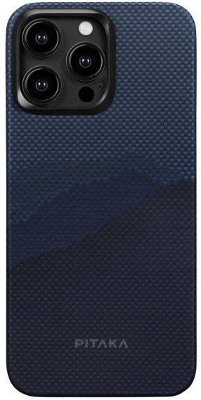 Pitaka Case 4 Over The Horizon Aramid Fiber Magsafe Mag Ez For Iphone 15 Pro Max - Dark Blue