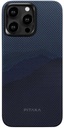 Pitaka Case 4 Over The Horizon Aramid Fiber Magsafe Mag Ez For Iphone 15 Pro Max - Dark Blue