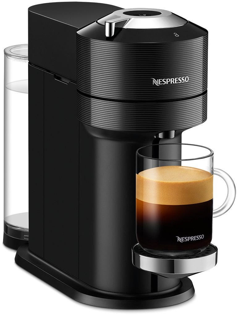 Nespresso GCV1 Vertuo Next Machine Black Coffee Machine