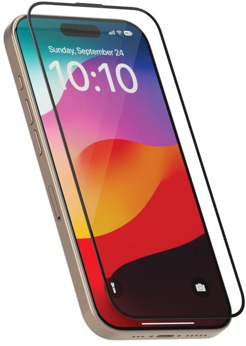 Levelo Full Screen Soft edge Twice-Tempered Glass iPhone 15 Plus