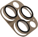 Levelo Trio Pro Camera Lens Protector -iPhone 16 Pro/Pro Max- Desert Rose Gold