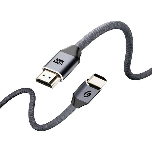 Powerology 8K HDMI Braided Cable 3M Grey