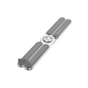 Powerology Aluminium Alloy Laptop Stand Foldable Silver