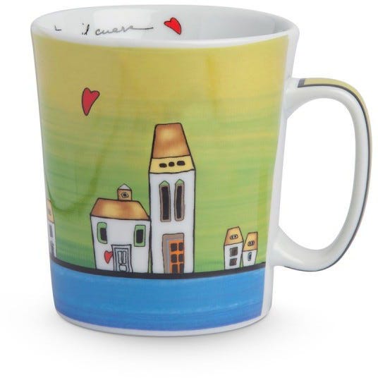Egan Mug Le Casette Blue Ml.430