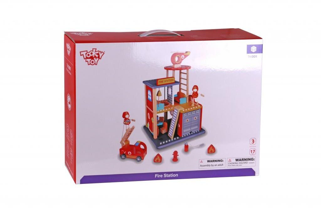 Tooky Toy play set Fire station