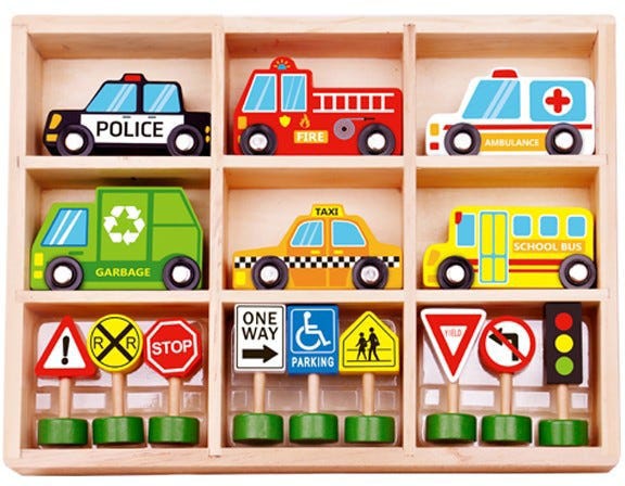 Tooky Toy Transport and Sign