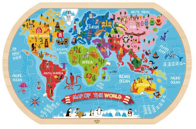 World Map Puzzle
